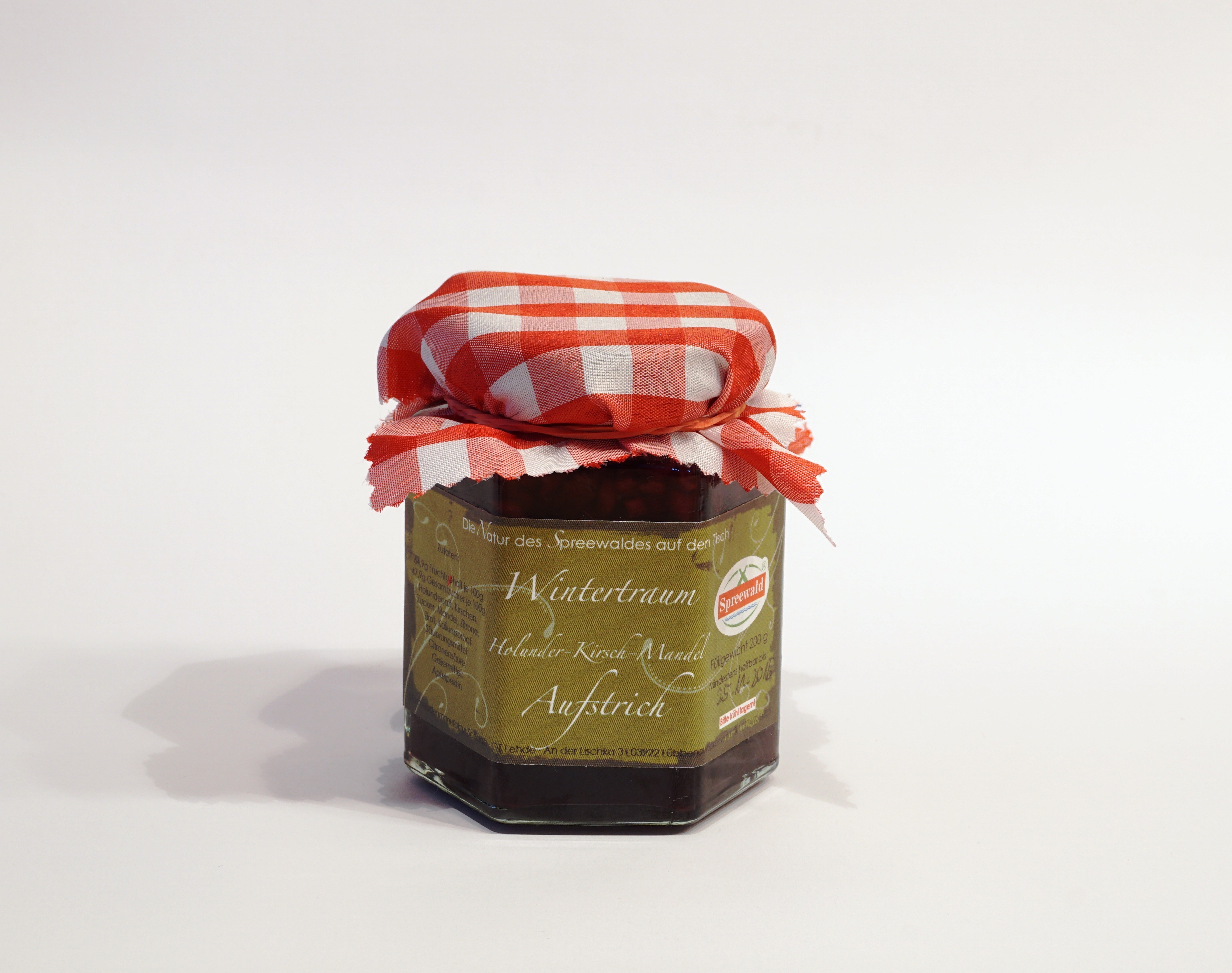 Wintertraum Holunder-Kirsch-Mandel-Aufstrich